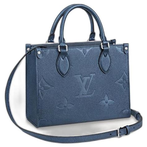 navy blue Louis Vuitton handbag